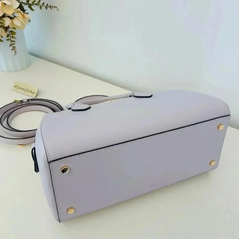 Kate Spade  Madison Large Duffle satchel  Crossbody Bag Pastel Lavender - Picture 7 of 10